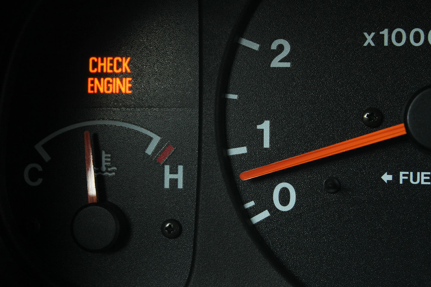 Check Engine Light Dashboard Warning