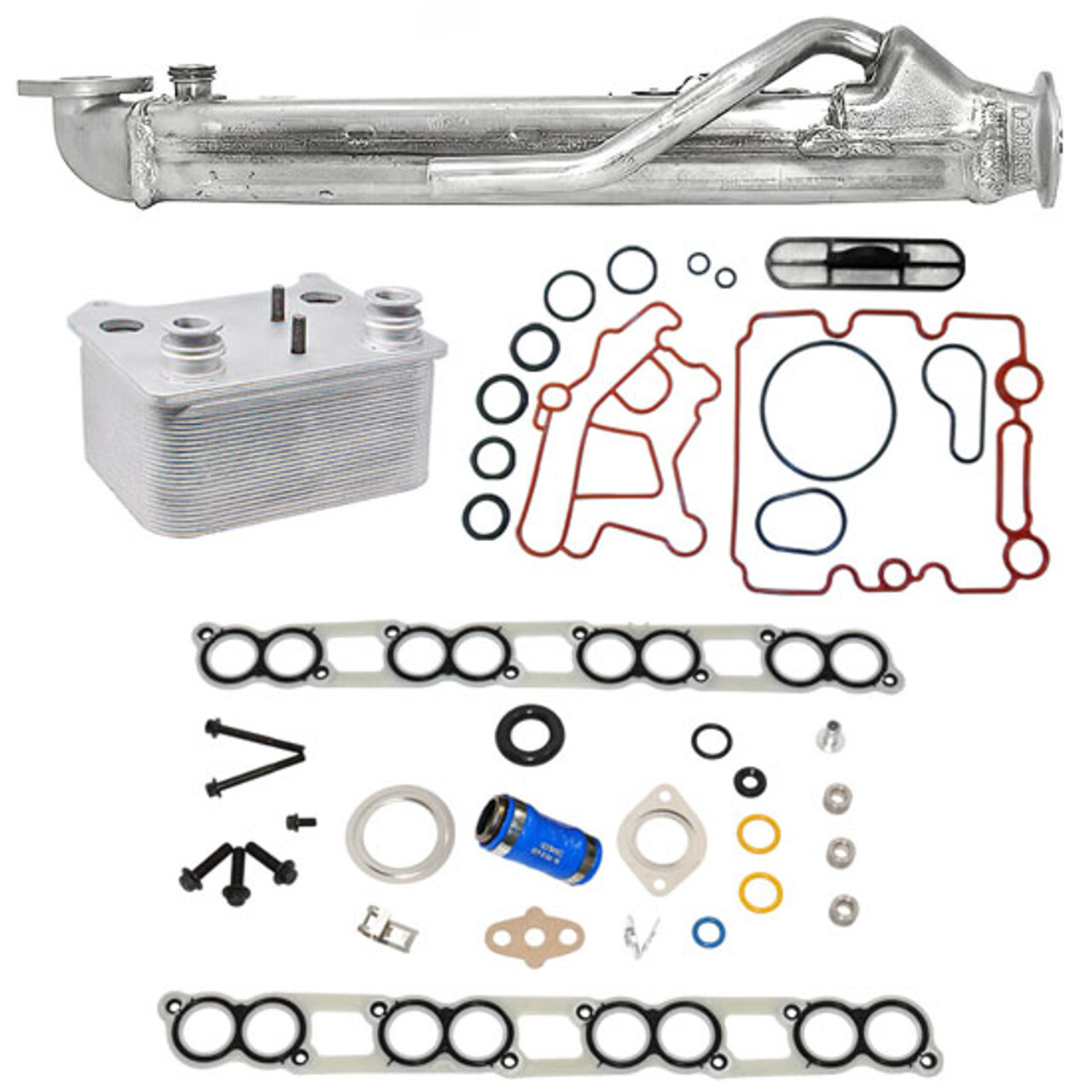 Ford 6.0L / International VT365 Reman EGR Cooler Kit with Oil Cooler 2004-2010