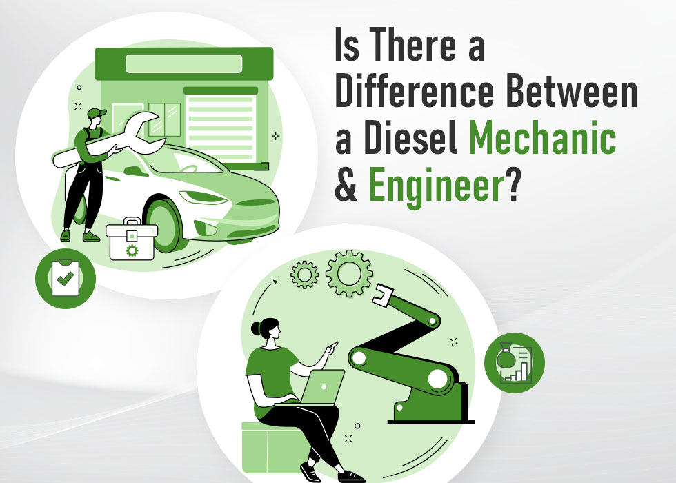 Is There a Difference Between a Diesel Mechanic & Engineer?